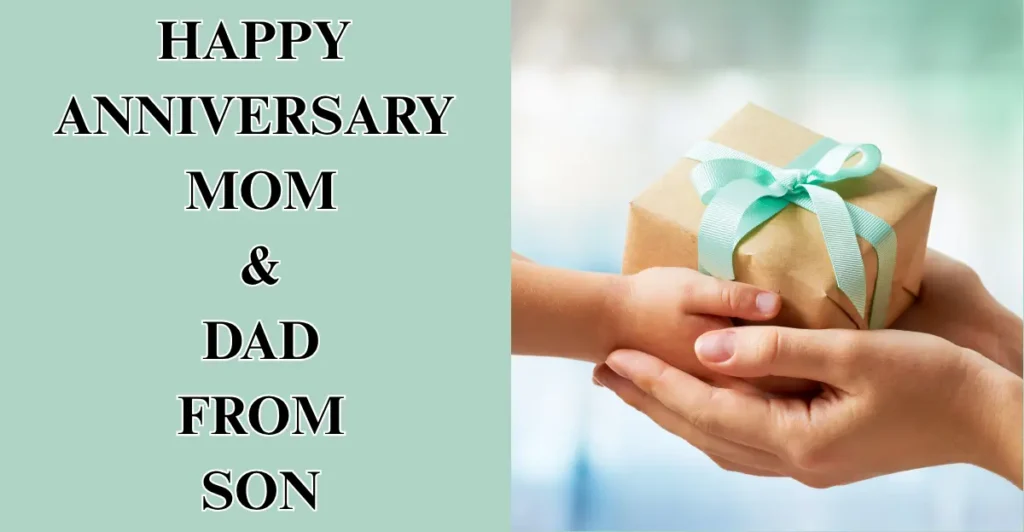 Happy Anniversary Mom And Dad From Son