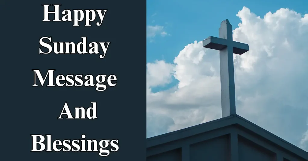 Good Morning Happy Sunday Message