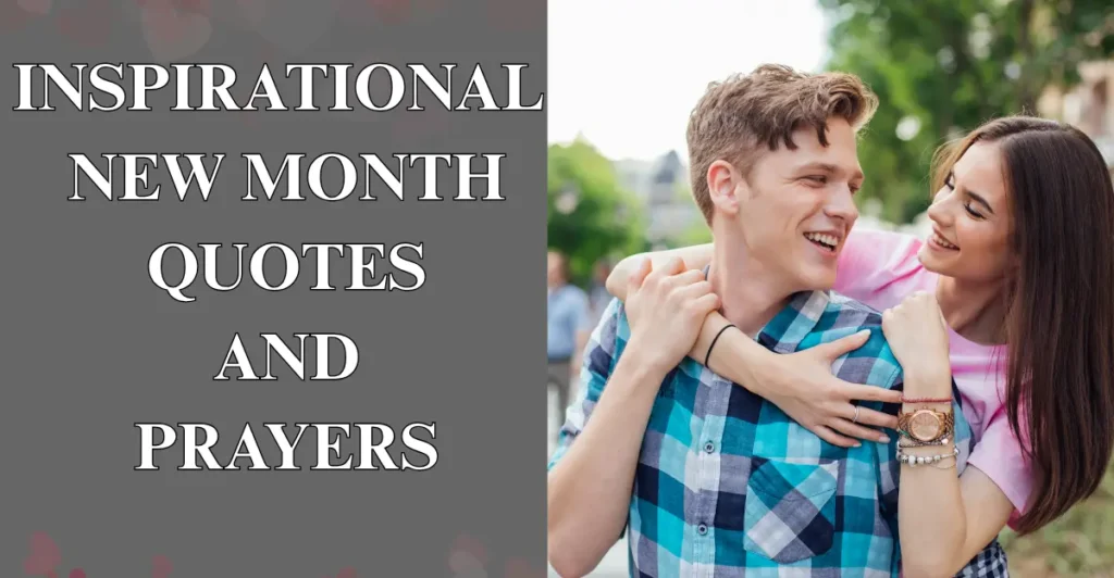 Inspirational New Month Quotes And Prayers