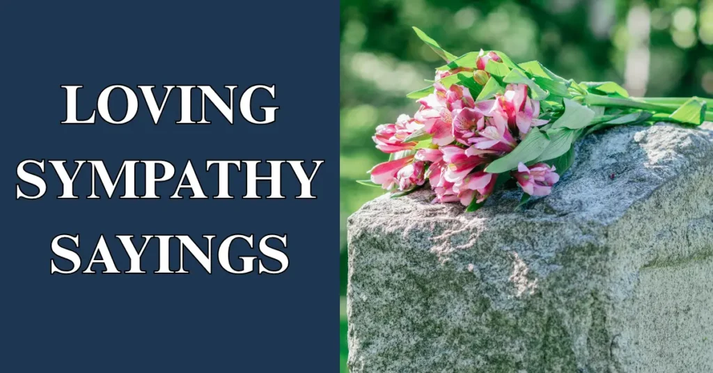 Loving sympathy sayings