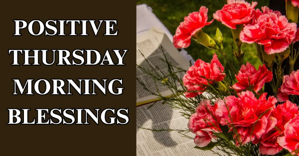 Positive Thursday Morning Blessings