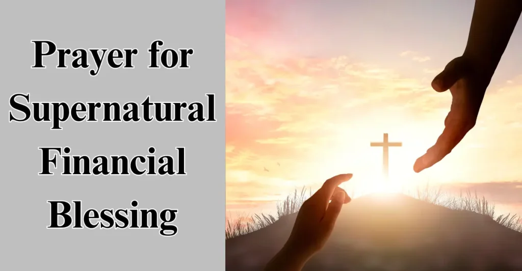 Prayer for Supernatural Financial Blessing