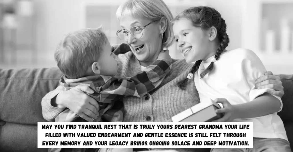 Rest In Peace Grandma Message