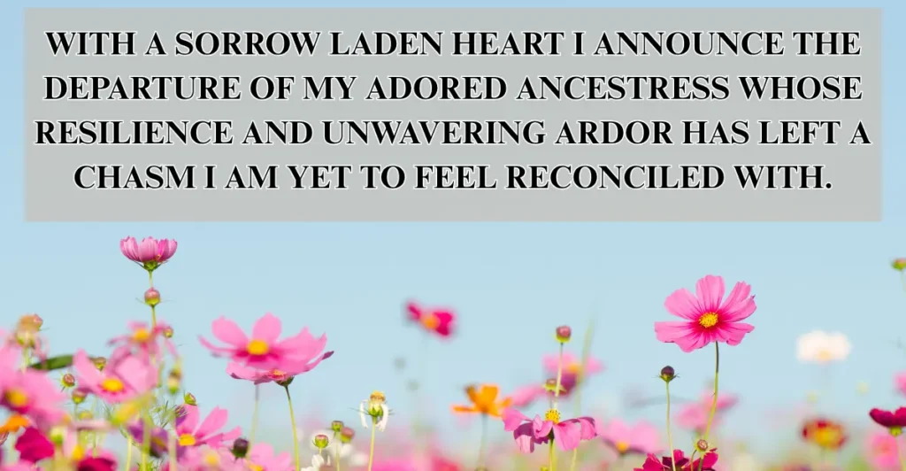 60 Heart Touching Tribute To Grandmother From Grandchildren