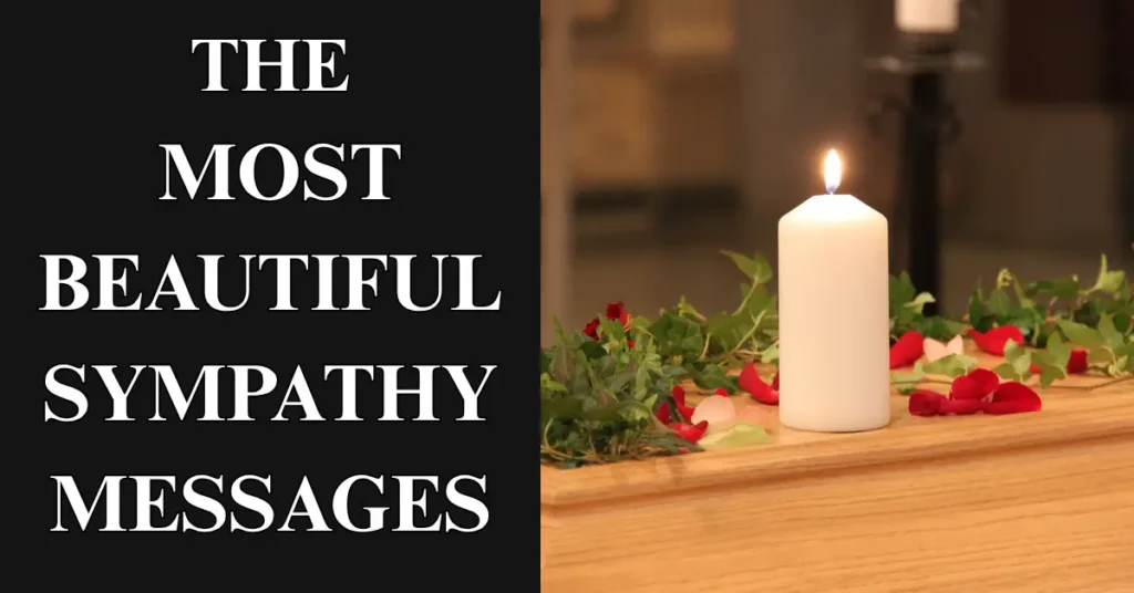 The most beautiful sympathy messages