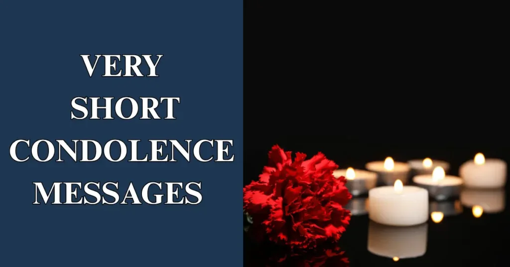 Very short condolence messages (e.g. also for a grave liner)
