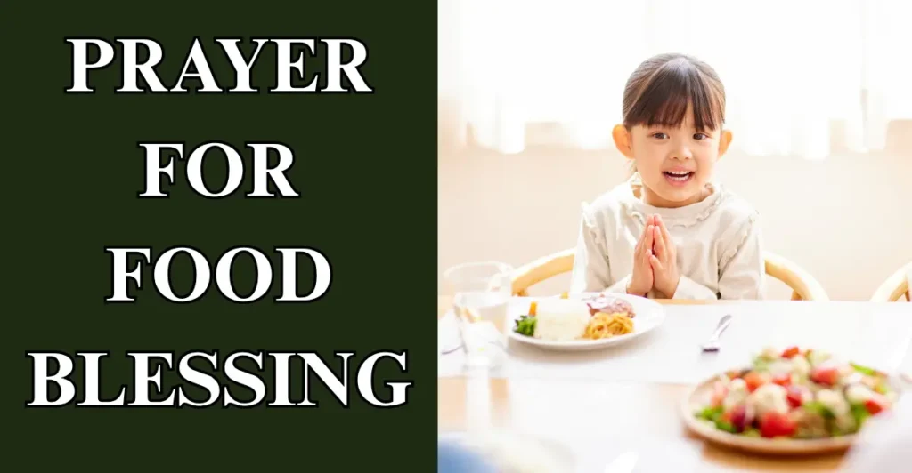 Prayer For Food Blessing