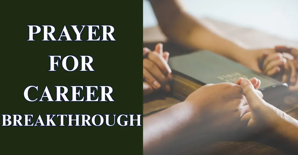 Prayer for Career Breakthrough
