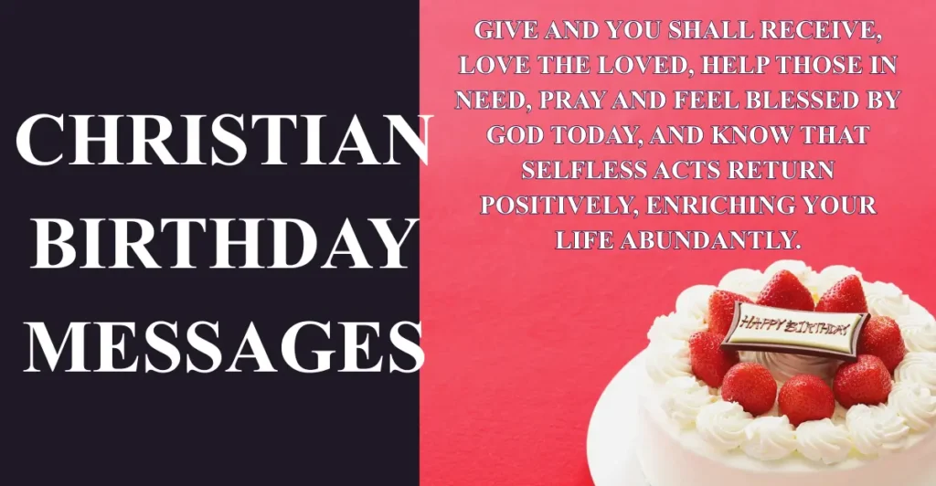 Christian Birthday Messages