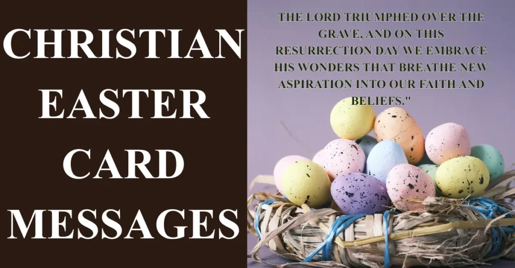 Christian Easter Card Messages