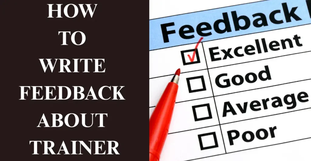 Detailed Training Feedback Sample Answers For Official Use