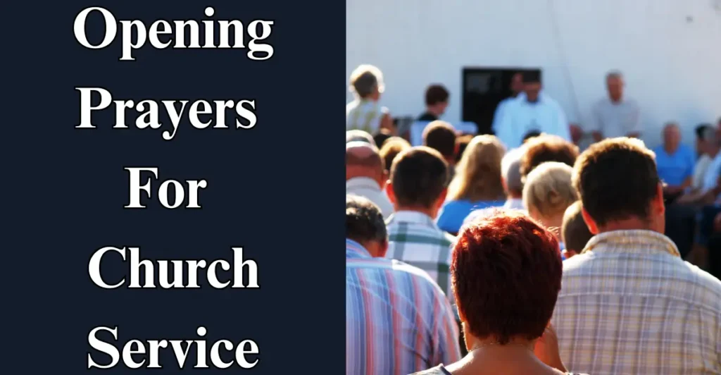 Opening Prayers For Church Service