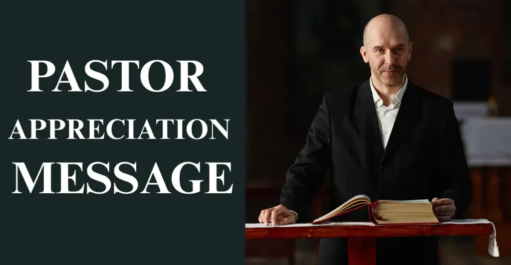Pastor Appreciation Message