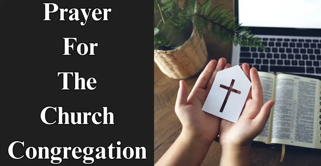Prayer For The Church Congregation