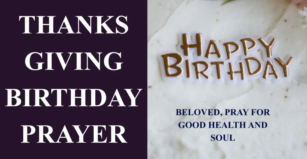 Thanksgiving Birthday Prayer