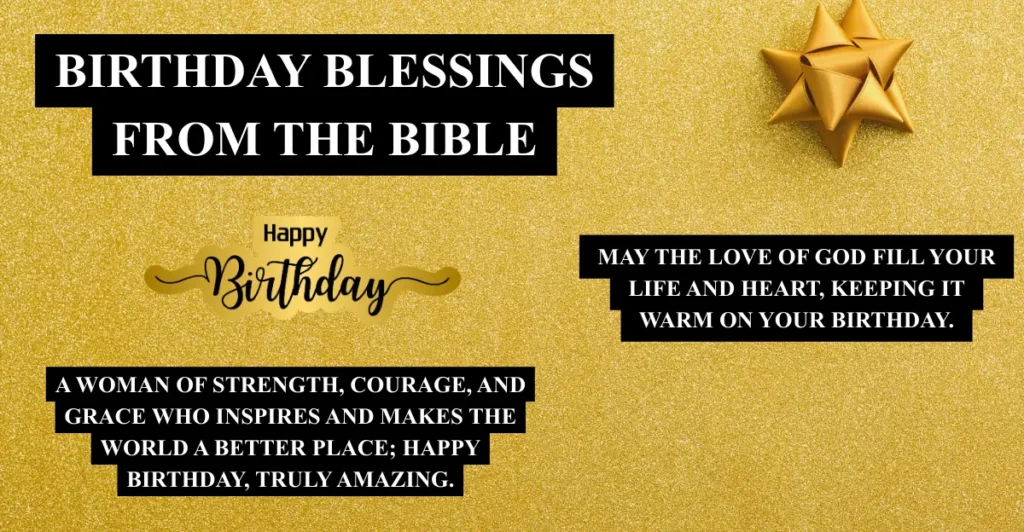 Birthday Blessings From The Bible