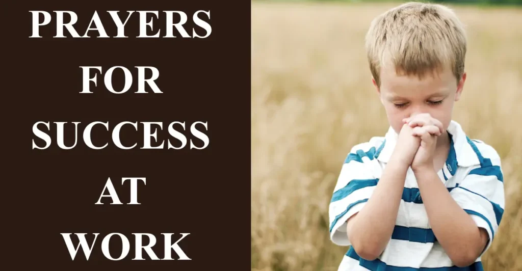Prayers For Success At Work