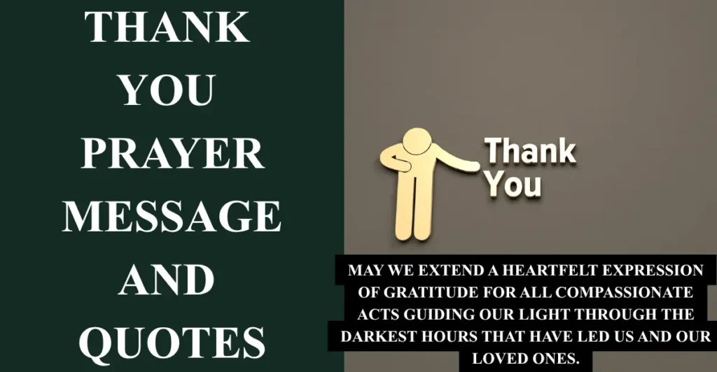 Thank You Prayer Message And Quotes