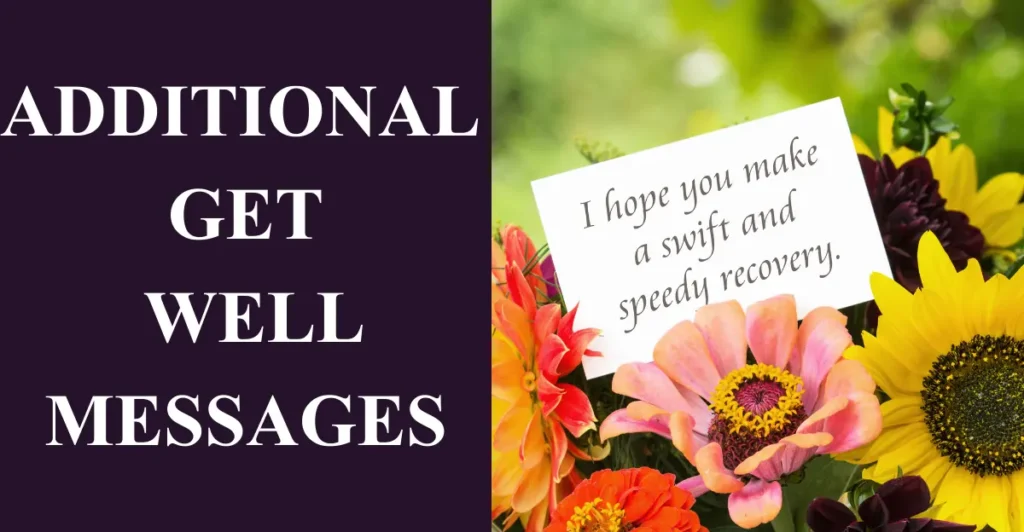 Additional Get Well Messages