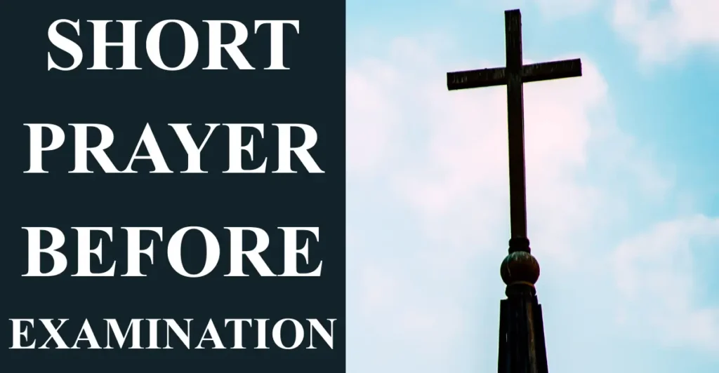 Short Prayer Before Examination
