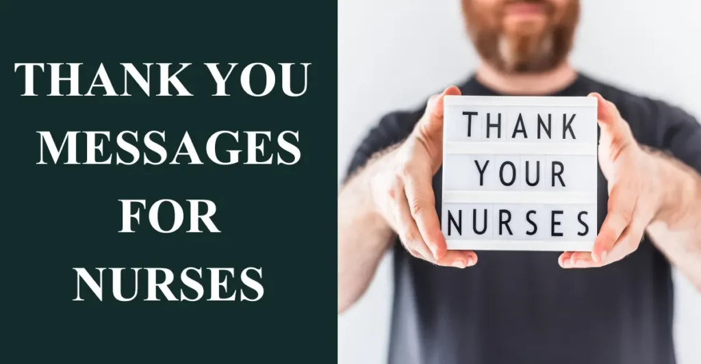 Thank You Messages for Nurses