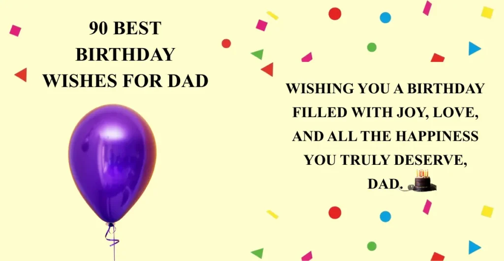 90 Best Birthday Wishes For Dad