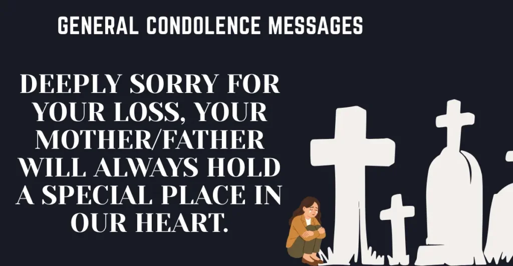General Condolence Messages