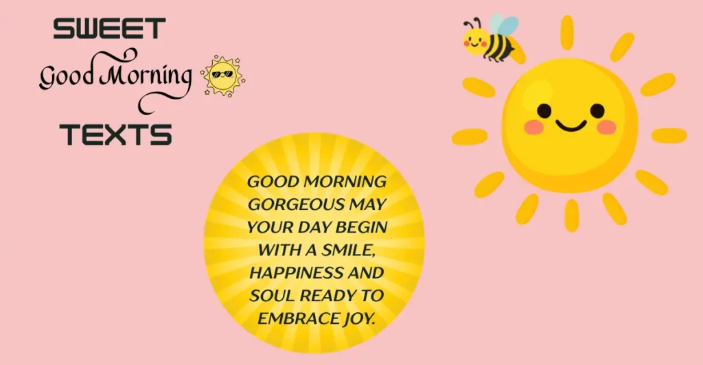 Sweet Good Morning Texts