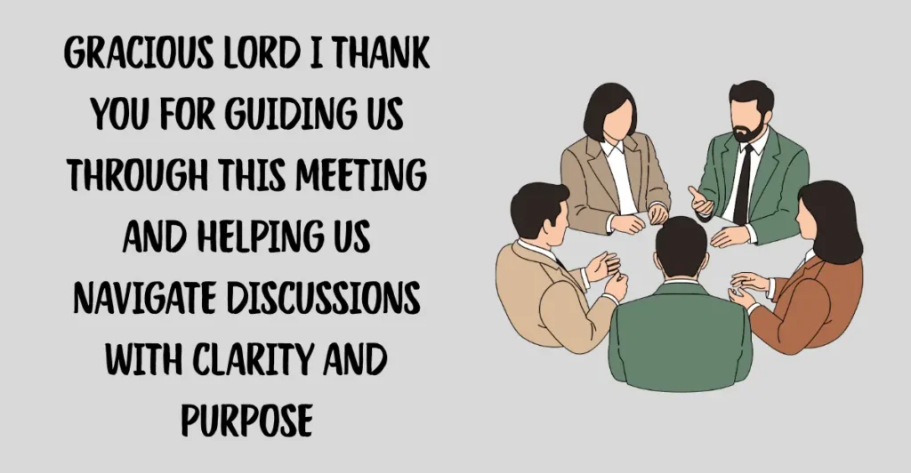 60 Prayer Points for Ending Meetings (+ Scripture)