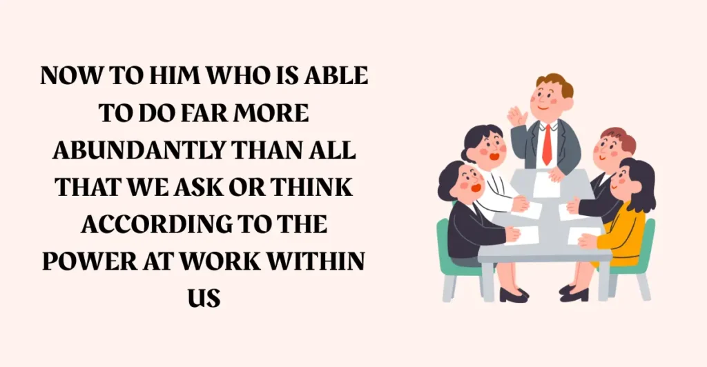 Scripture for Ending Meetings